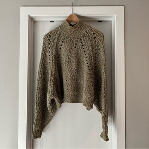 Free People Olive Green Women's Sweater